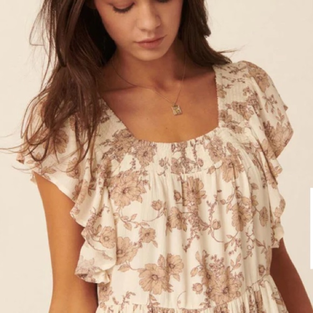 Floral maxi dress